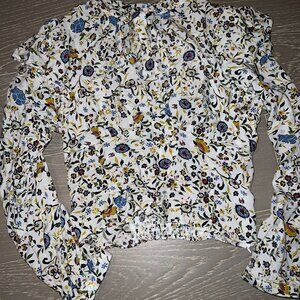 Zara Multicoloured Smock Crop Summery Top (US S) NEVER BEEN WORN